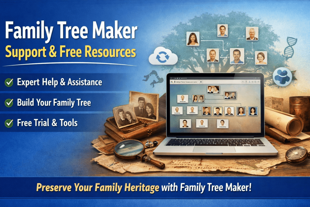 Family Tree Maker support