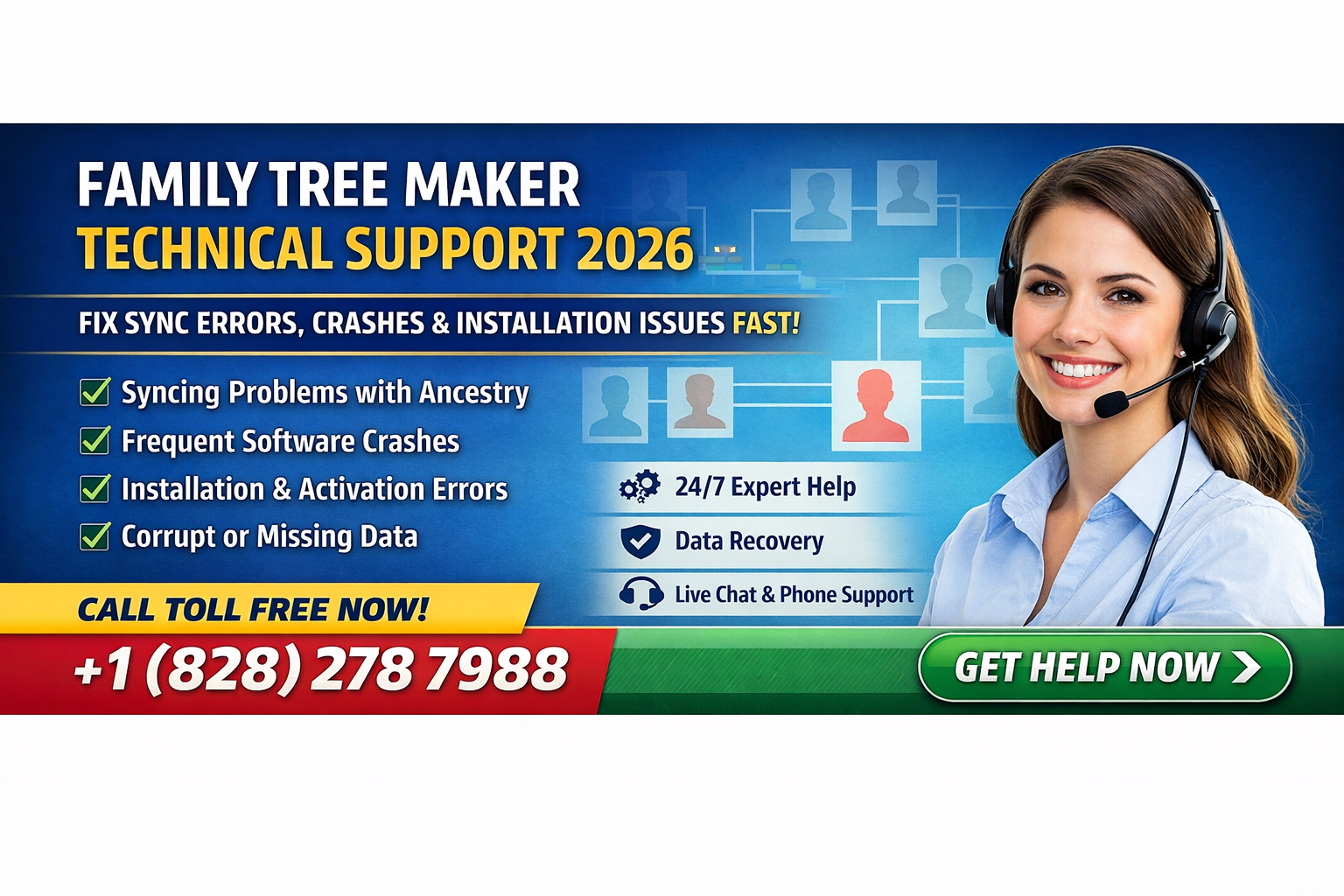 family tree maker technical support